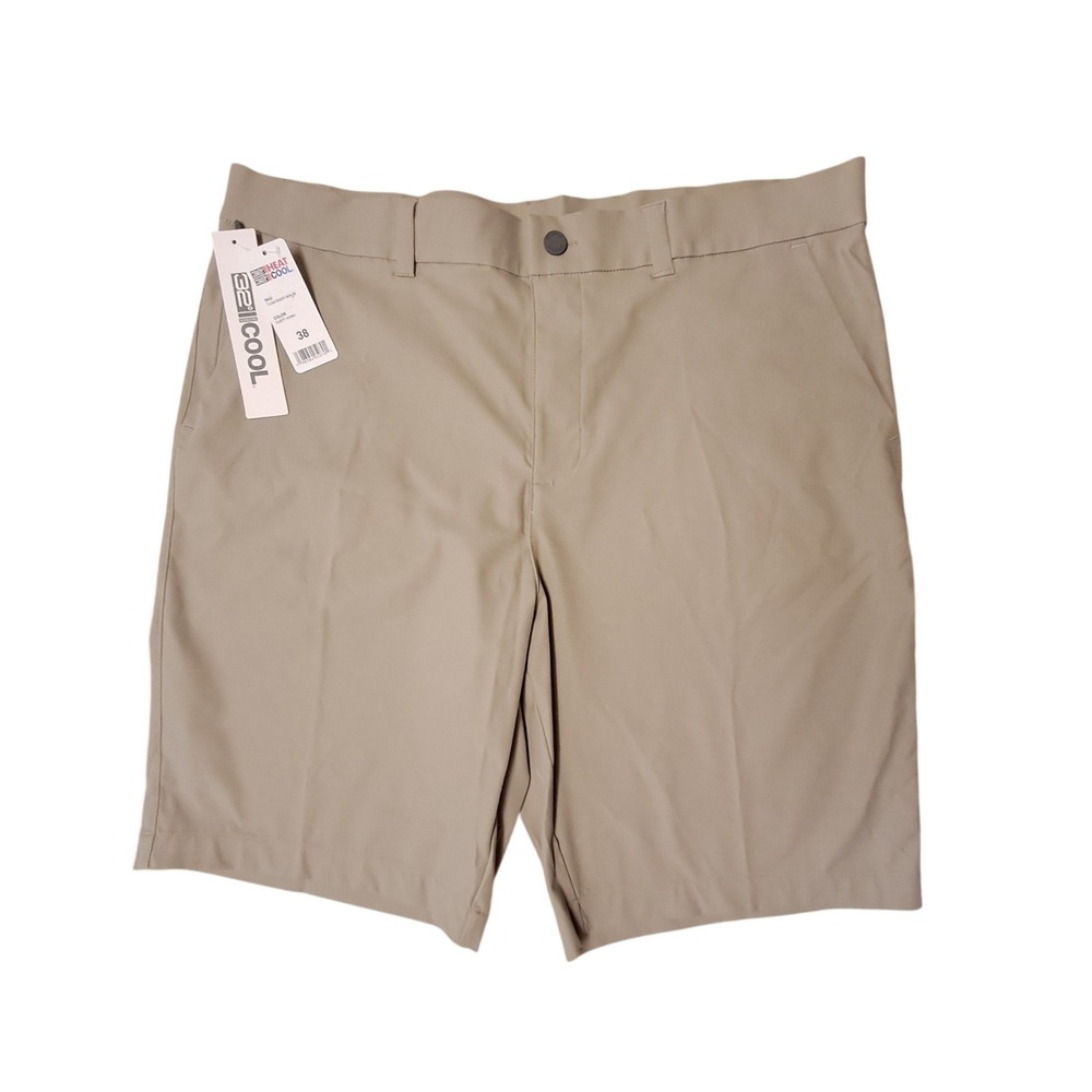 32 Degrees Cool Stretch Performance Mens Shorts 38 Dusty Khaki T5SMTB30RT-808-38